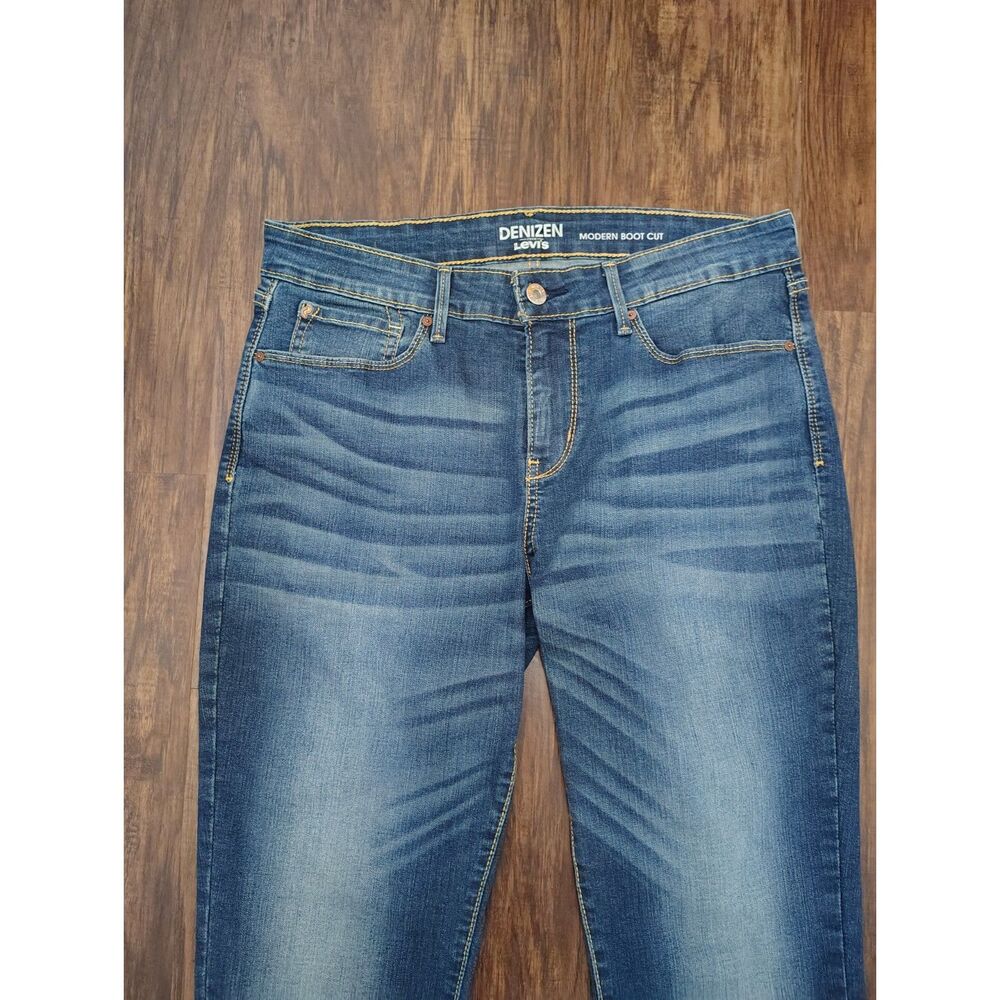 Levi's Denizen Modern Boot Cut Jeans Women's 10M 30x32 Stretch Medium Wash - Picture 3 of 8
